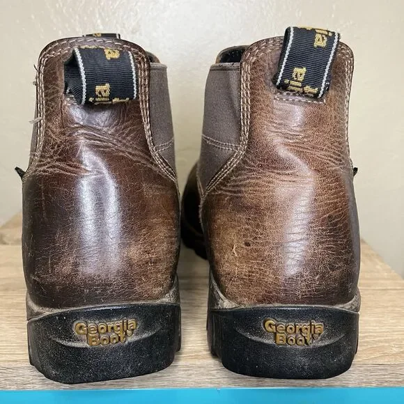 Georgia Boot Eagle One Waterproof Chelsea Work Boot GB00315 Size 12 Mens 4”